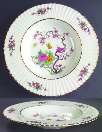 Ming Temple Rim Soup Bowl
