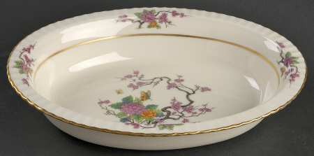 Ming Temple 9" Oval Vegetable Bowl