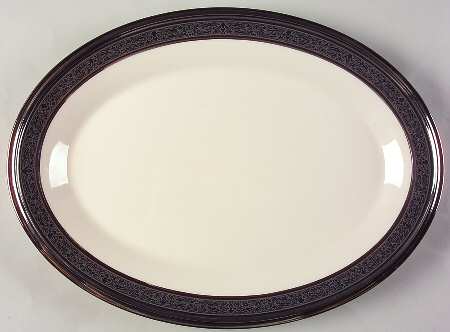 Moonlight Mood 14" Oval Serving Platter by Lenox