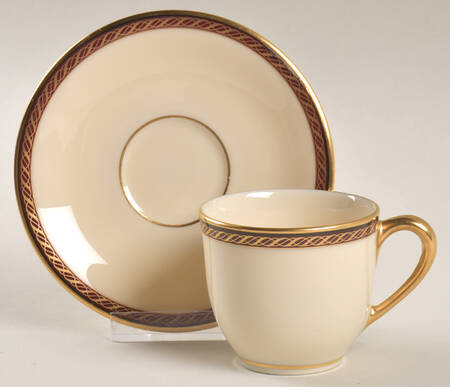 Monroe Flat Demitasse Cup & Saucer Set