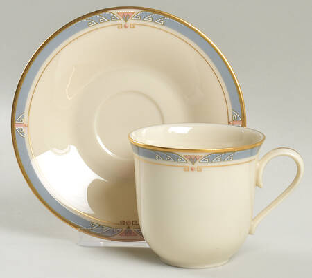 Monterey Flat Cup & Saucer Set