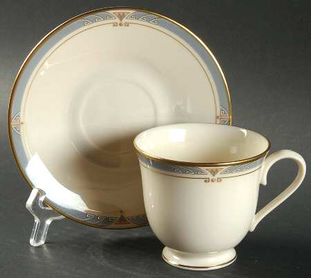 Monterey Footed Cup & Saucer Set