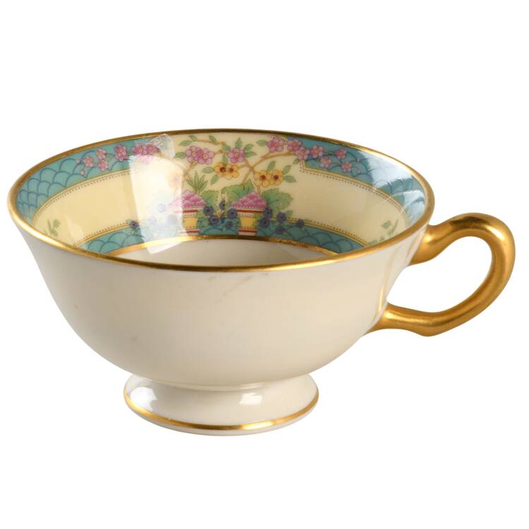 Monticello (Older Green) Footed Cup