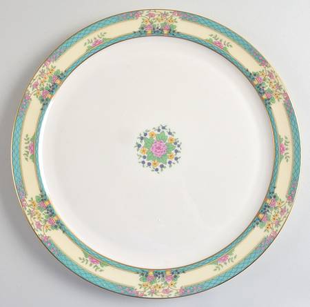 Monticello (Older Green) 12" Chop Plate (Round Platter)