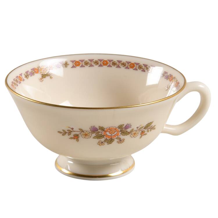 Monticello Orange (Newer) Footed Cup