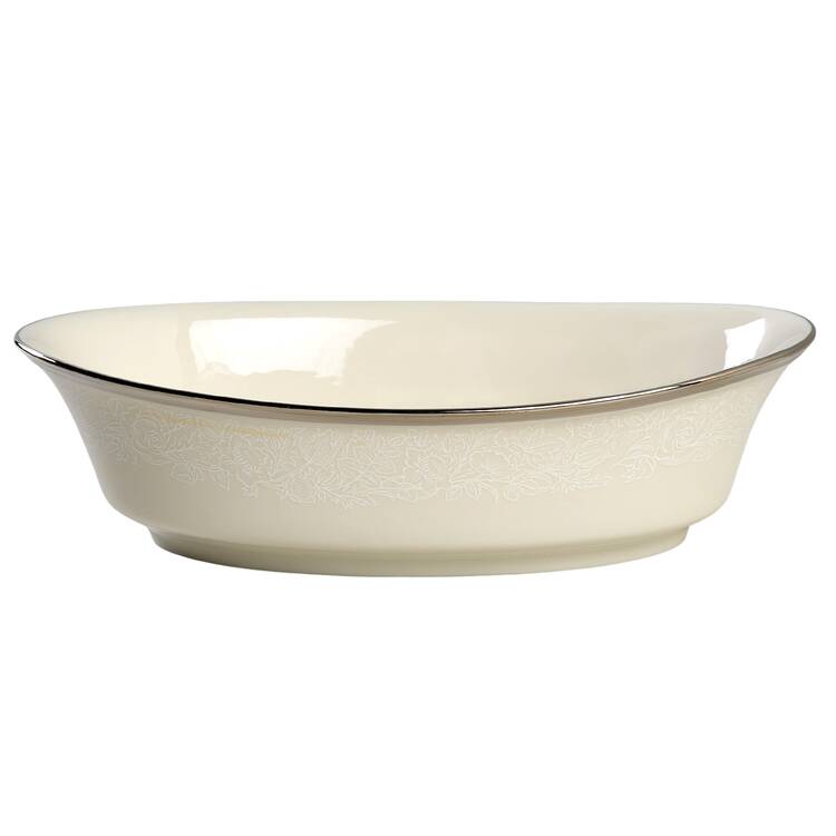 Moonspun 10" Oval Vegetable Bowl by Lenox