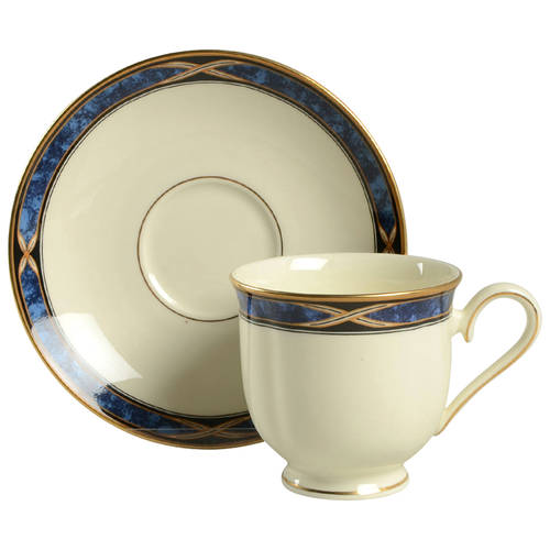 Footed Cup & Saucer Set