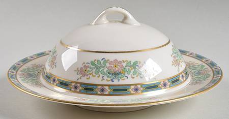 Mystic Round Covered Butter by Lenox