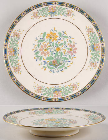 Mystic Footed Sandwich Plate