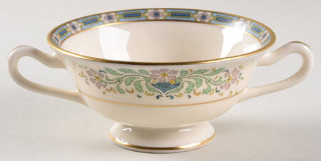 Mystic Footed Cream Soup Bowl