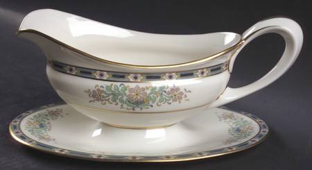 Mystic Gravy Boat with Attached Underplate by Lenox