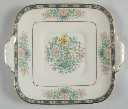 Mystic Square Handled Cake Plate