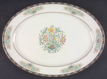 Mystic 16" Oval Serving Platter by Lenox