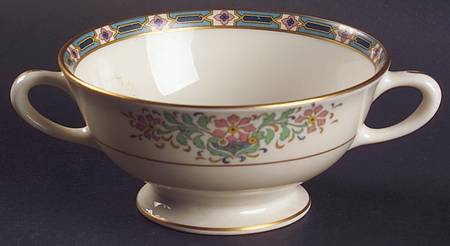 Mystic Footed Cream Soup Bowl