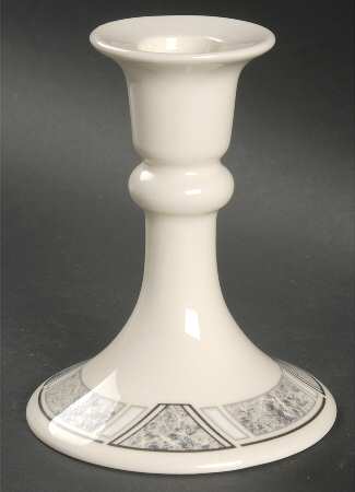 Natural Accent Granite Single Light Candlestick