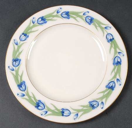 Natoma White Luncheon Plate by Lenox