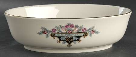 Newbury Square 9" Oval Vegetable Bowl