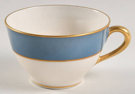 O46D Turquoise and Grey (Smooth) Flat Cup