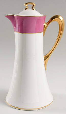 O46F Mauve Chocolate Pot & Lid
