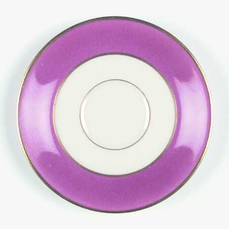 O46F Mauve Saucer for Demitasse Cup