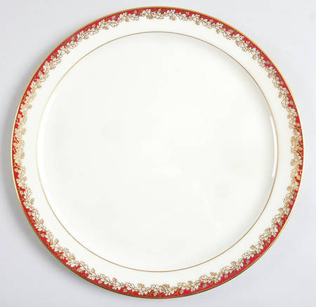 Oakleaf Maroon 12" Chop Plate (Round Platter)