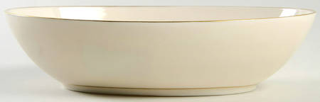 Olympia Gold 9" Oval Vegetable Bowl