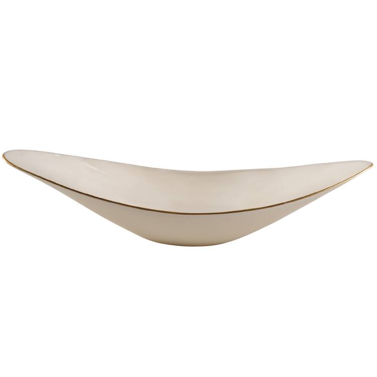 Olympia Gold 15" Large Oval Bowl