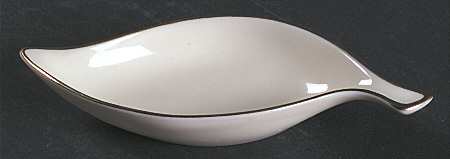 Olympia Gold Leaf Shaped Ashtray