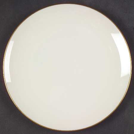 Olympia Gold Dessert Plate/Cream Soup Saucer for Flat Bowl