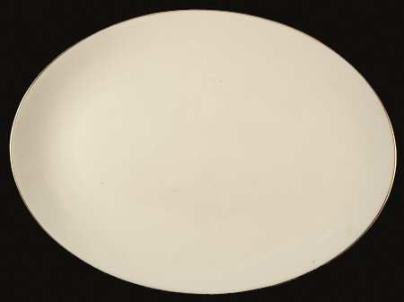 Olympia Gold 17" Oval Serving Platter