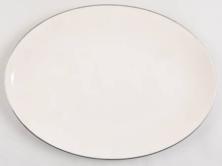 Olympia Platinum 13" Oval Serving Platter