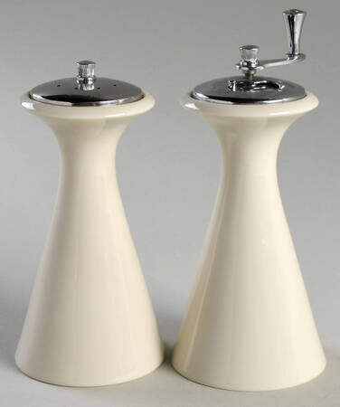 Olympia Platinum Salt Mill & Pepper Mill Set (SALMM1 & PEMM1) by Lenox