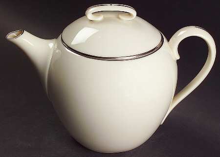 Olympia Platinum Teapot & Lid