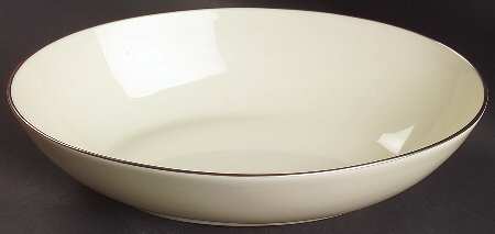 Olympia Platinum 9" Oval Vegetable Bowl by Lenox