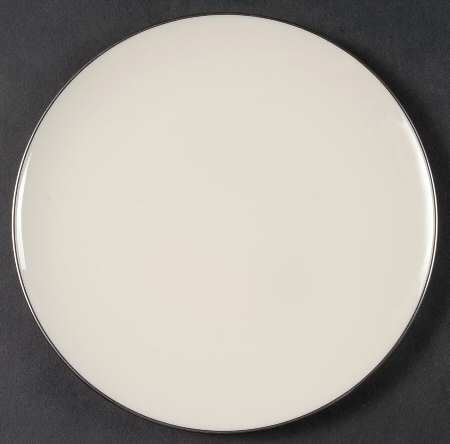 Olympia Platinum Dessert Plate/Cream Soup Saucer for Flat Bowl