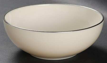 Olympia Platinum Coupe Cereal Bowl by Lenox