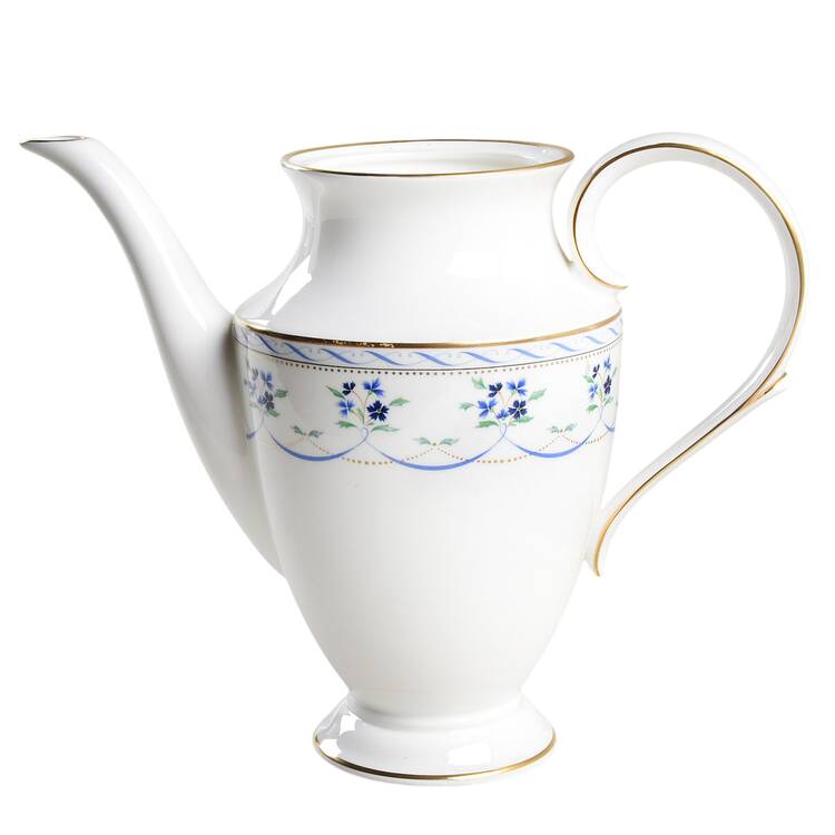 Orleans Blue Coffee Pot No Lid by Lenox