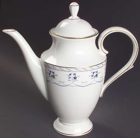 Orleans Blue Coffee Pot & Lid