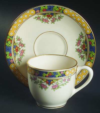 The Orchard Flat Demitasse Cup & Saucer Set