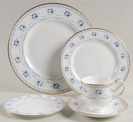 Orleans Cobalt Blue 5 Piece Place Setting