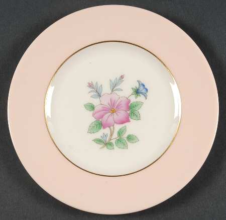 Corinne Pink Bread & Butter Plate