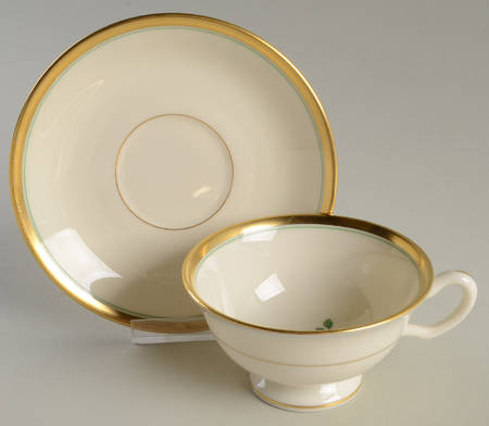 Springtime Footed Cup & Saucer Set by Lenox