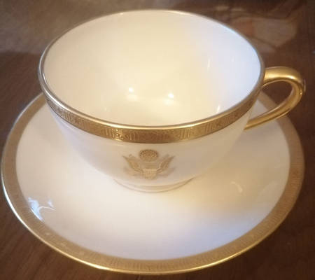 P56 Footed Cup & Saucer Set