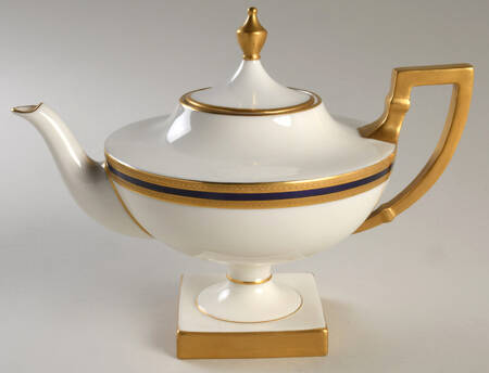 P72 Cobalt Blue Shape 476 Teapot & Lid