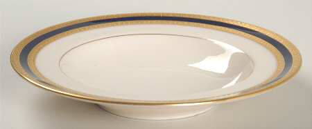 P72 Cobalt Blue Rim Fruit/Dessert (Sauce) Bowl