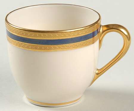 P72 Cobalt Blue Flat Demitasse Cup