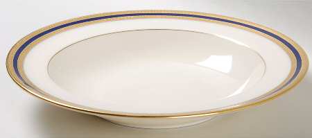 P72 Cobalt Blue Large Rim Soup Bowl
