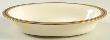 P72 Cobalt Blue 9" Oval Vegetable Bowl