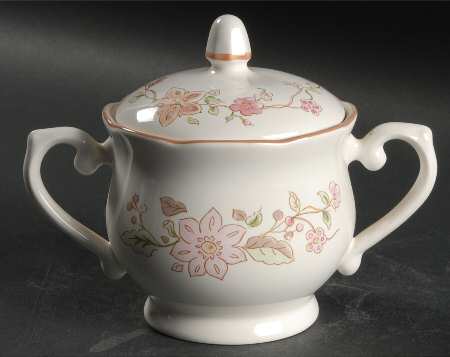 Parasol Sugar Bowl & Lid