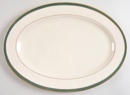 Patriot 16" Oval Serving Platter by Lenox